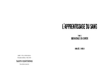 L'apprentissage du sang, T2 : Bienvenue en enfer – Image 3
