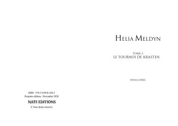 Helia Meldyn T3 - Le tournoi de Krasten – Image 3